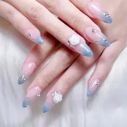 人気N0.2チップ長さだし+持ち込みデザイン(デザイン、パ-ツ2本まで)7980