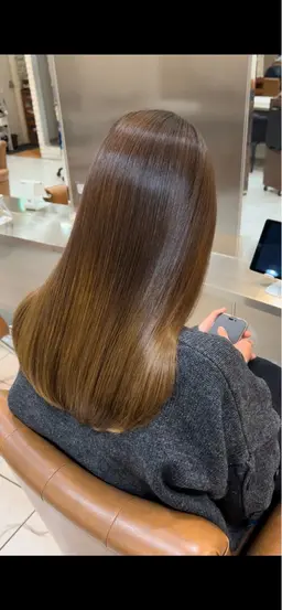 【うねり・広がり改善】カット+縮毛矯正+TR_¥5,500