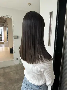 【広がりが気になる方におすすめ☁️】髪質改善ストレート＋オージュアトリートメント