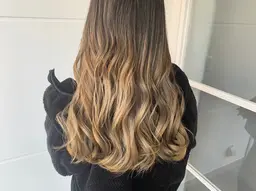 グラデーションブリーチ＋ワンカラー🌈