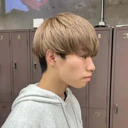 【ミニモ学割メニュー】U24👦🏻メンズカット+ケアブリーチ＋イルミナカラー ※SB込