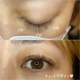 マツエク80本🔱フラットラッシュ使用🌼束感仕上げ🫧モデル様価格🤍