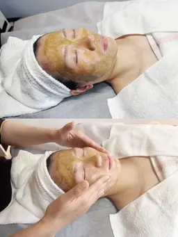 【ニキビケア・毛穴】剥離なし漢方ハーブピーリング+ デコルテ 60分/6980