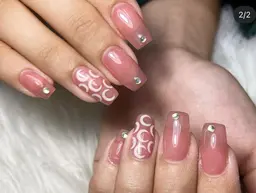 💜«オフなし»ジェル2本アートデザイン💜 (フットもこちらをお選びください)