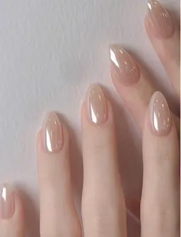 ★パール感ミラーネイル