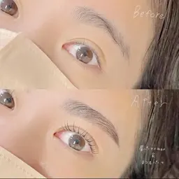 📣【4/1~20日限定】📣まつ毛パーマorパリジェンヌ＋眉毛Wax＋間引きカット👀✨️🎀