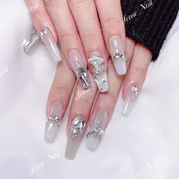 持込デザイン+スカルプ🤎15980(時間内でデザイン、パーツ10本OK)