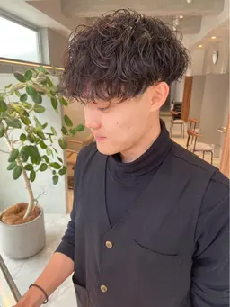 メンズカット＋パーマ🧑🏻‍🦱🌀
