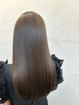 自分史上最高のツヤ髪に 🧡 髪質改善TR+髪質改善inケアカラー+カット ✨