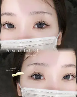 【minimo限定✨】まつ毛パーマ+韓国束感(コーティング)お仕上げ︎︎💫ティント＋1000円で追加可能🇰🇷✨💕