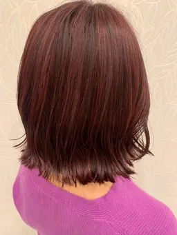 〈 平日限定 〉 艶髪✨️髪質改善エステカラー+ Aujuaトリートメント🎀