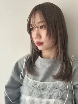 《𝙢𝙞𝙣𝙞𝙢𝙤限定💞》透明感抜群イルミナカラー➕treatment🍯🧴