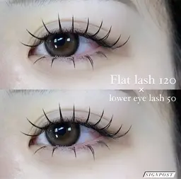 下まつげエクステ~80本まで