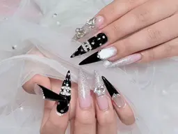 【チップ長さだし】持ち込みデザインアートし放題(パーツ🆗)💅💕フィルイン対応ソフトジェルオフ込み
