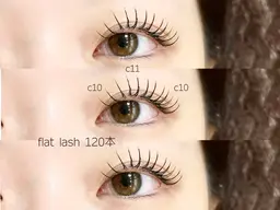 【ナチュラル🩵No.2】フラットラッシュ(140本¥6000)(160本¥6500)初回オフ無料❤︎再来+¥500