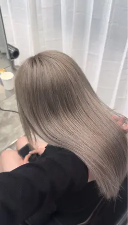 酸性縮毛矯正+トリートメント 【ハイダメージ毛:ブリーチ毛限定】