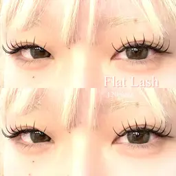 《アイシャンプー付き🫧》🦋フラットラッシュ120本🦋