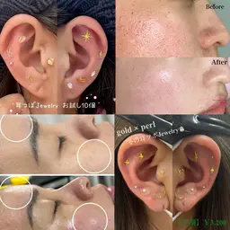 フェイシャルワックス×耳ツボジュエリー💎