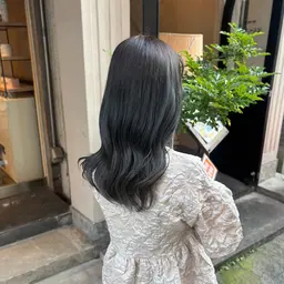 前髪カット+コテ巻き