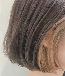 インナーカラー【1回ブリーチ+ヘアカラー】シャンプーブロー込み