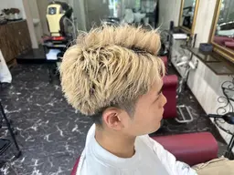 【メンズ学生限定クーポン✨️】カット＋ダブルカラーリング✨️