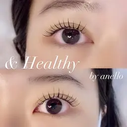 【エクステ×パーマ】100本👑＆healthy『瞳に影が入らない最強まつ毛✨』