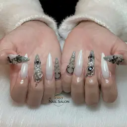 【10本長さだし】6本アート(パーツ・ストーン付け放題)