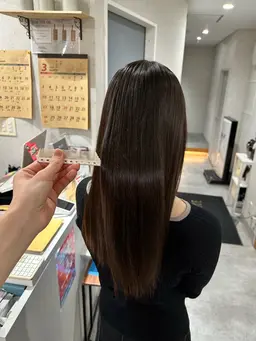 カット➕ケア縮毛矯正➕TOKIOトリートメント