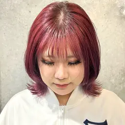 🏷️：【 Wカラー 】 ブリーチ リタッチ ＋ カラー