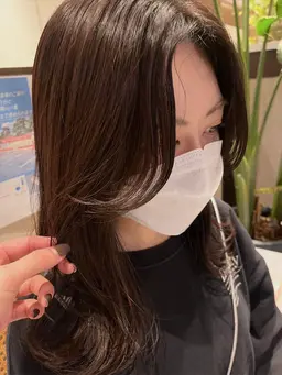 前髪＋お顔周り後れ毛カット🤍