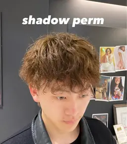 🌈メンズカット➕ナチュラルパーマ➕ワンカラー🌈