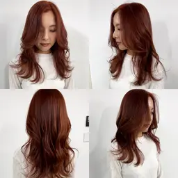 【🌕ワンカラーでできない透明感を🌕】ブリーチなしダブルカラー￥16500→￥15400