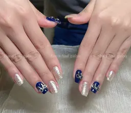 初回ソフトジェルオフ無料【持ち込みデザイン】アート&パーツ4本やり放題 ¥7500