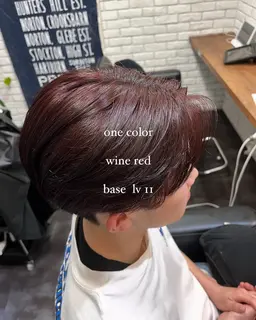 【 U24 】メンズ限定👦🏻‎𖤐 ̖́-‬ カット＋ダブルカラー(ブリーチなし)＋プレミークTr
