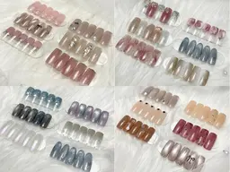 【期間限定】人気デザインの定額アート✨色変更OK🌟画像以外のサンプル多数♪フィルインOK★5500