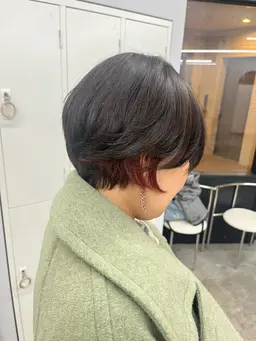 営業後限定‼️ インナーカラーモデル🪿(部分ブリーチ➕フルカラー)