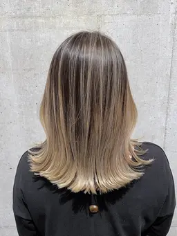 バレイヤージュ👸🏻伸びてきても大丈夫！2stepトリートメント