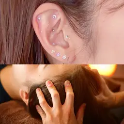 耳つぼジュエリー30min＋ヘッドマッサージ 30min