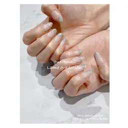 【初回&自店ソフトジェルオフ無料】パラジェル可◆ラメ200色以上◆手削りオフ◆ハンド ラメグラデーション