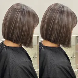 一周年記念価格✨白髪ぼかしハイライトカラー