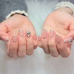 【Hand】ベース込み★ガラスフレンチ★ご新規様オフ無料