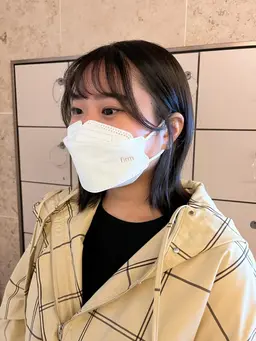 💕朝楽ちん前髪パーマ💕コテで巻いたような前髪を再現します✨これで朝の時間も時短に！ニュアンスパーマもお任せください✨