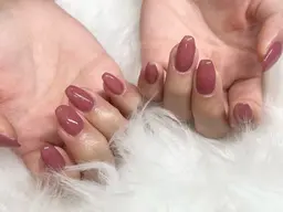 【オフィスネイルにも♪】ワンカラーネイル