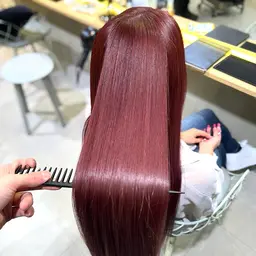 ブリーチ無しダブルカラー➕超音波𝐓𝐎𝐊𝐈𝐎トリートメント➕カット