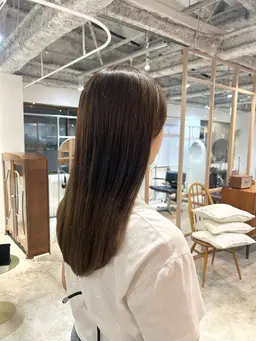 ダメージレス酸性ストレート+カット