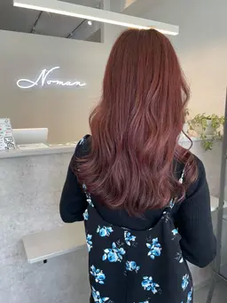 カット+暖色カラー