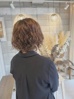 カット+プレミアムパーマ+3stepトリートメント