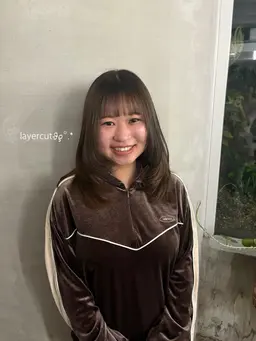 ミディアムレイヤーカット🎀