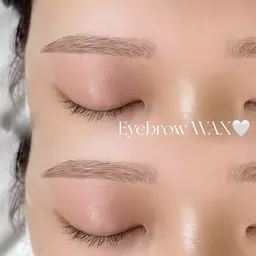 【再来様】🪽眉毛WAX脱毛🪽メイク仕上げ（WAX、間引き、眉カット付き）