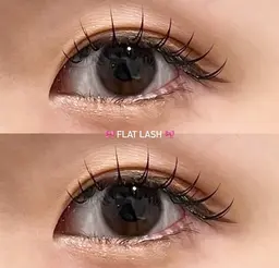 束感マツエク˚✧セーブル100本🤎オフ込み ( フラットラッシュ➕¥1000 )